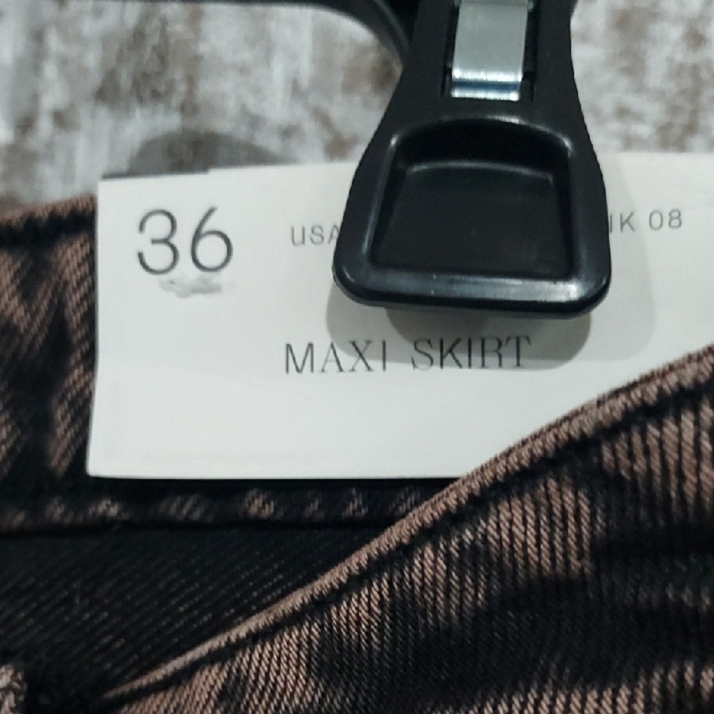 Stradivarius Brown Maxi Skirt - Picture 3 of 6